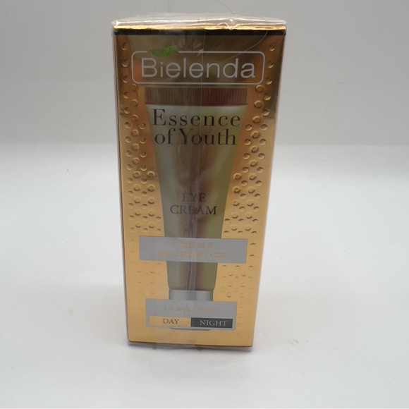 Bielenda Essence of Youth Eye Cream 1.0 fl oz / 30 ml 24K Gold + Hyaluronic Acid - Picture 1 of 6